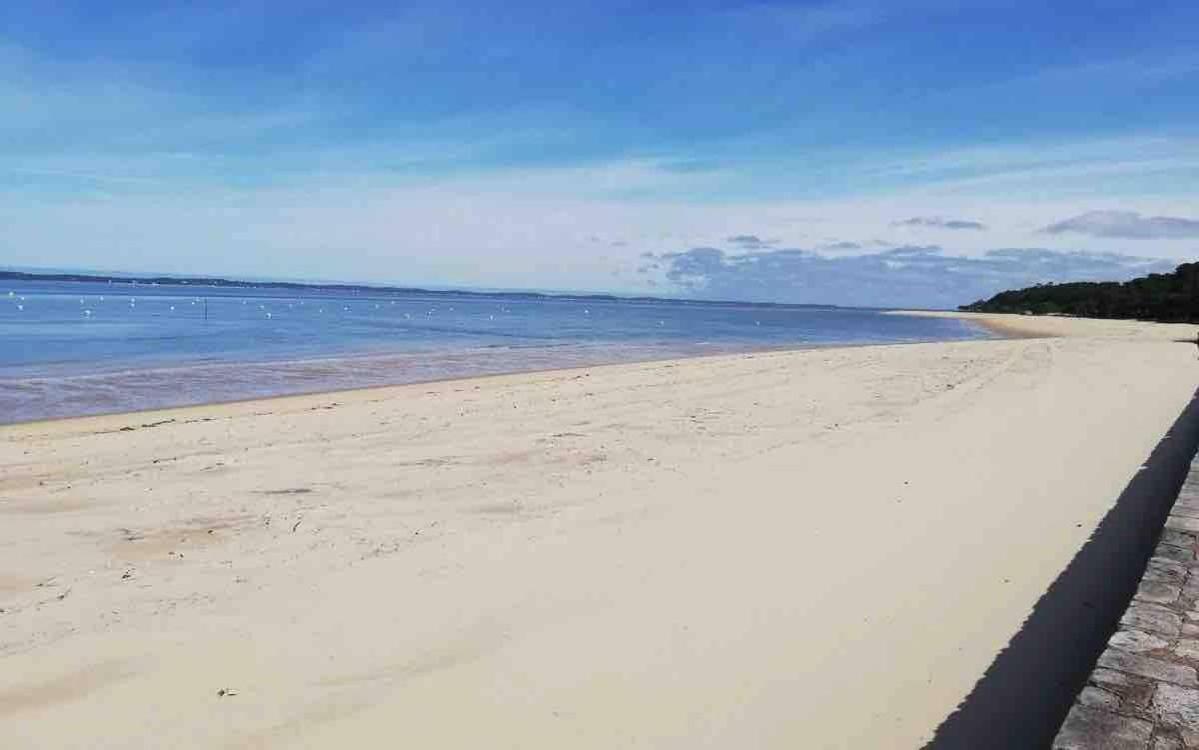Appart Sur La Plage Pied Dans L Eau Avec Terrasse Jardin Vue Sur Le Bassin Depuis La Terrasse , Parking Arcachon Exterior foto